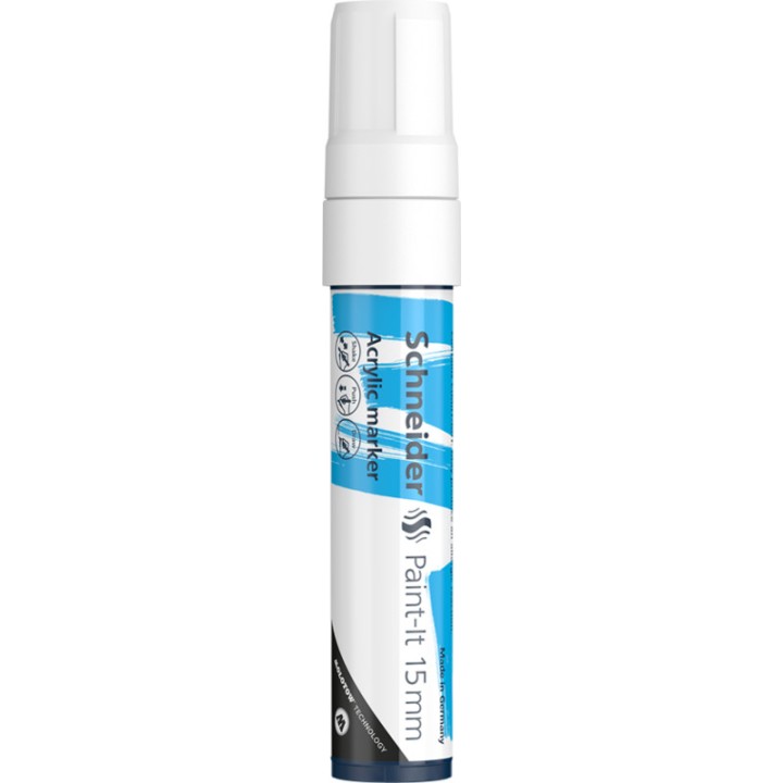 Schneider Acrylic Marker Paint-It 330 15Mm White