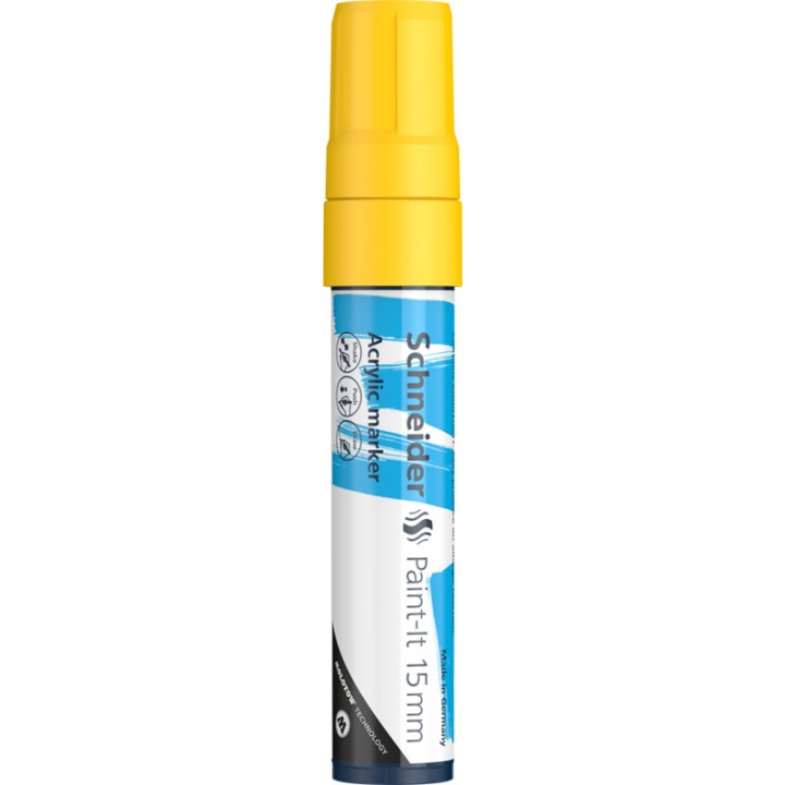 Schneider Acrylic Marker Paint-It 330 15Mm Yellow