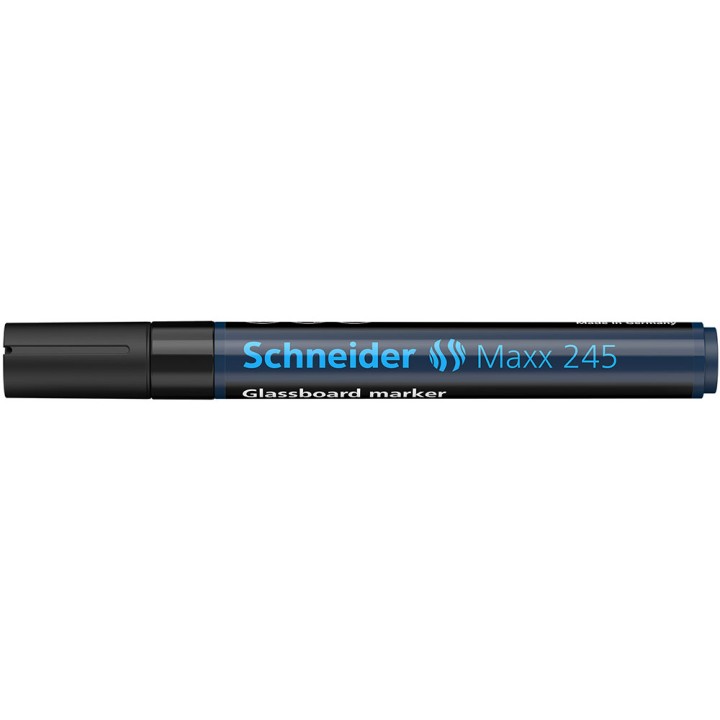 Schneider Glass Board Marker Black Maxx 245