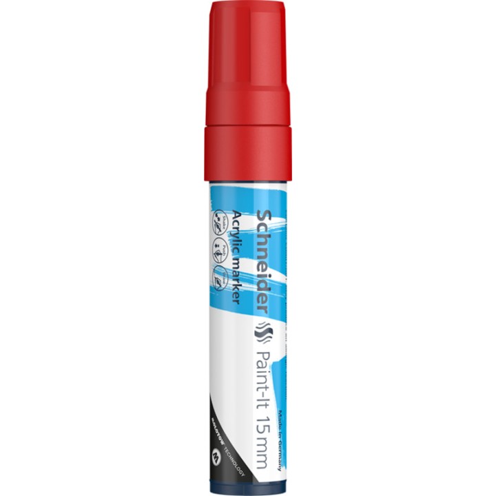 Schneider Acrylic Marker Paint-It 330 15Mm Red