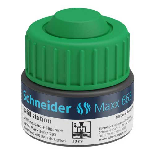 Schneider Whiteboard Marker Green 290 Refill 665 Green 30Ml