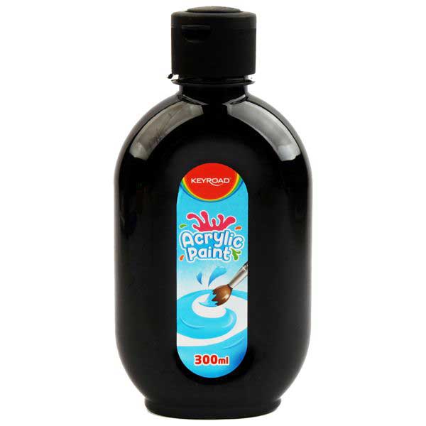 Keyroad Acrylic Paint 300Ml Black Color