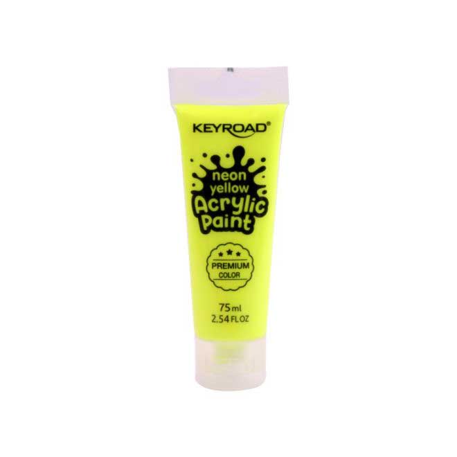 Keyroad Acrylic Paint 75Ml Neon Yellow Color