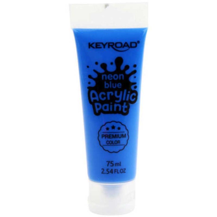 Keyroad Acrylic Paint 75Ml Neon Blue Color