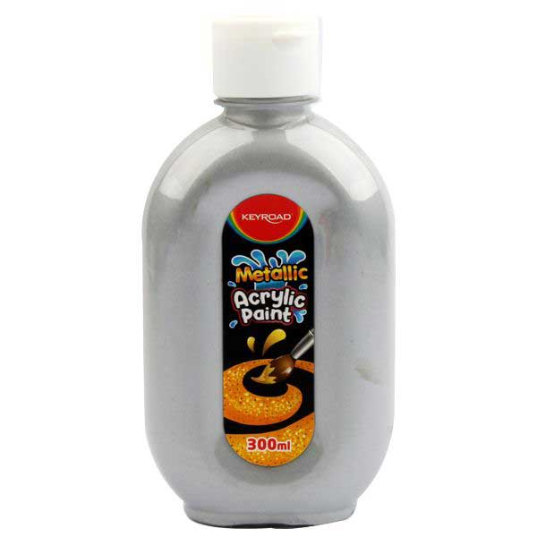 Keyroad Acrylic Paint 300Ml Silver Color