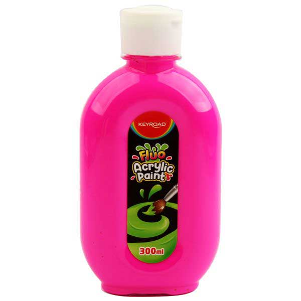 Keyroad Acrylic Paint 300Ml Neon Pink Color