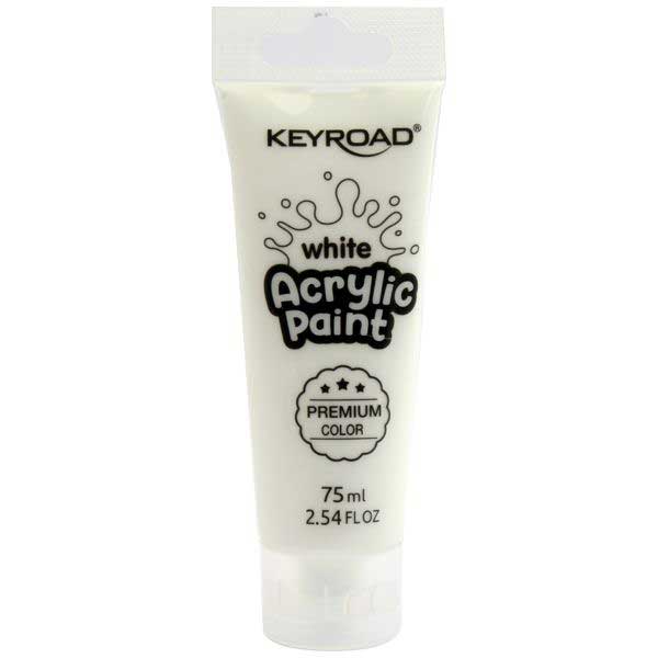 Keyroad Acrylic Paint 75Ml White Color