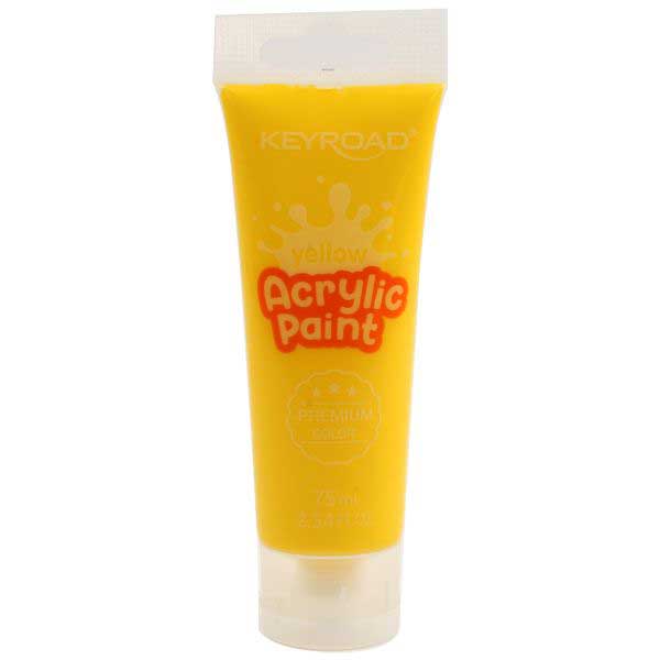 Keyroad Acrylic Paint 75Ml Yellow Color