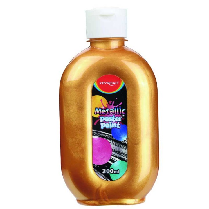 Keyroad Poster Color Metallic Gold 300Ml