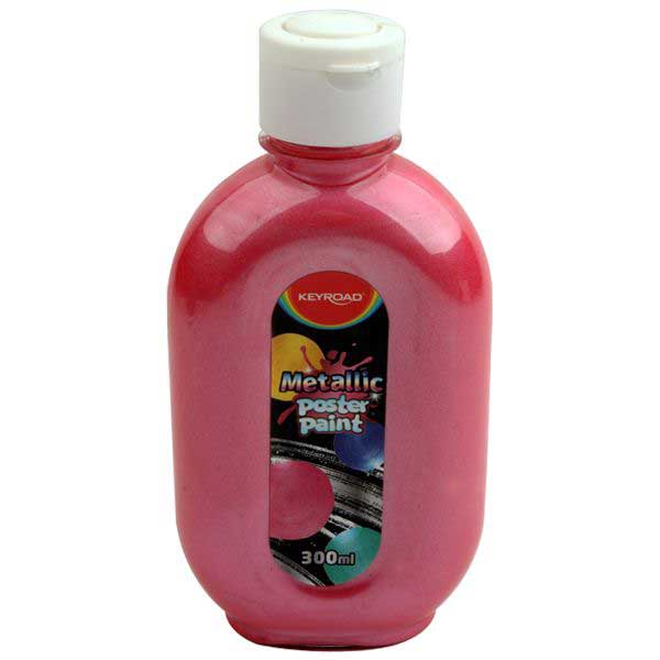 Keyroad Poster Color Metalloc Red 300Ml