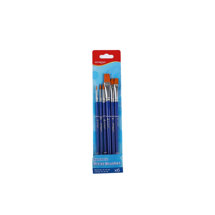 Keyroad Brush Synthetic 6 Pcs