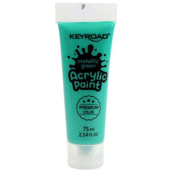 Keyroad Acrylic Paint 75Ml Metallic Green Color