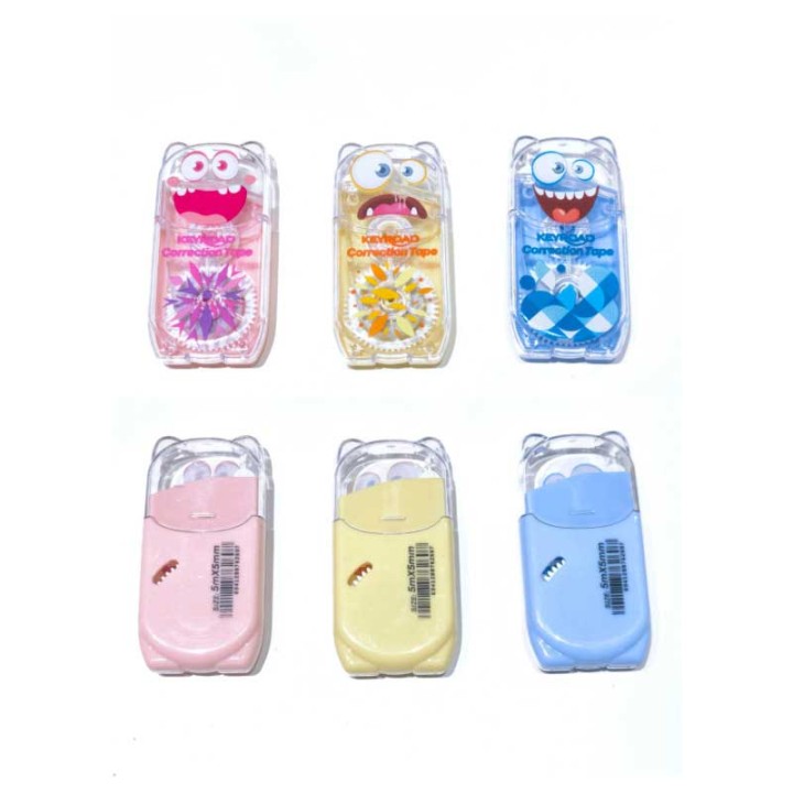 Keyroad Correction Tape Funny Faces 5Mx5Mm