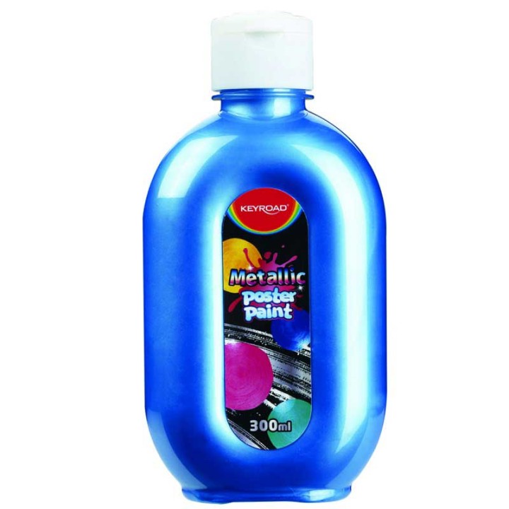 Keyroad Poster Color Metallic Blue 300Ml