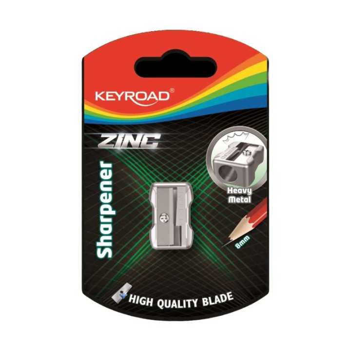 Keyroad Metal Sharpener One Hole Super Zinc