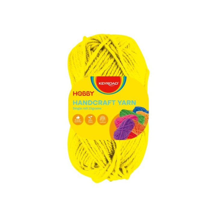 Keyroad Handcraft Yarn Yellow 25G
