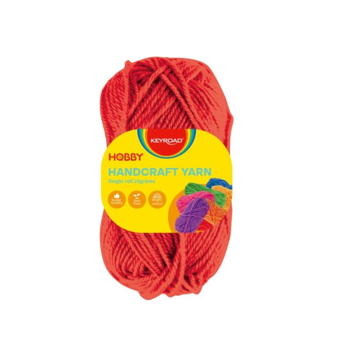 Keyroad Handcraft Yarn Red 25G