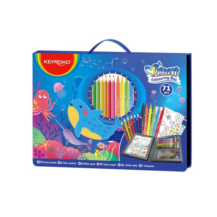 Keyroad Coloring Box 65Pcs