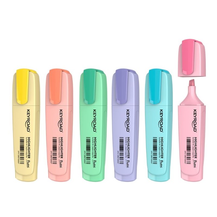 Keyroad Highlighter Keyroad Pastel Set Of 6Colors