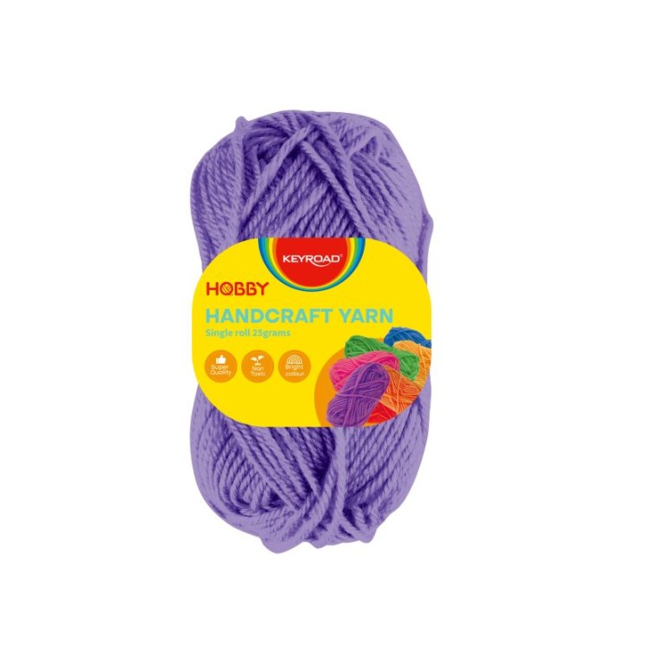 Keyroad Handcraft Yarn Purple 25G