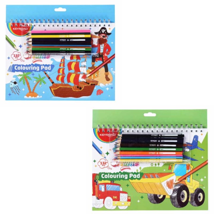 Keyroad Keyroad High Quality Colouring Pad Of 132 Pcs