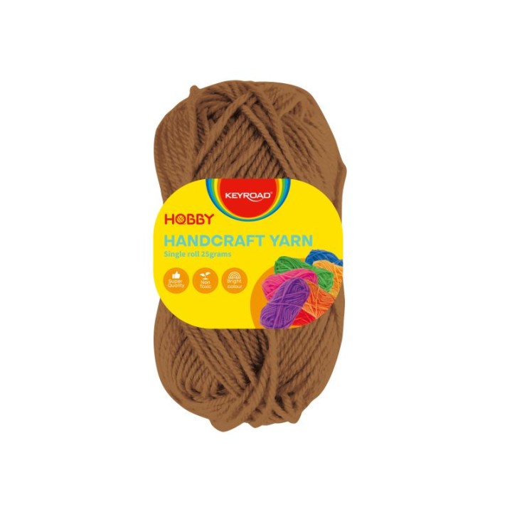 Keyroad Handcraft Yarn Brown 25G