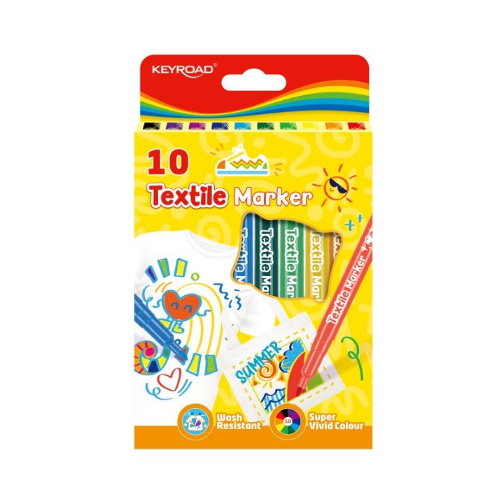 Keyroad Textile Marker 10Pcs