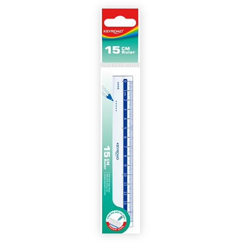 Keyroad Ruler Transparent 15Cm