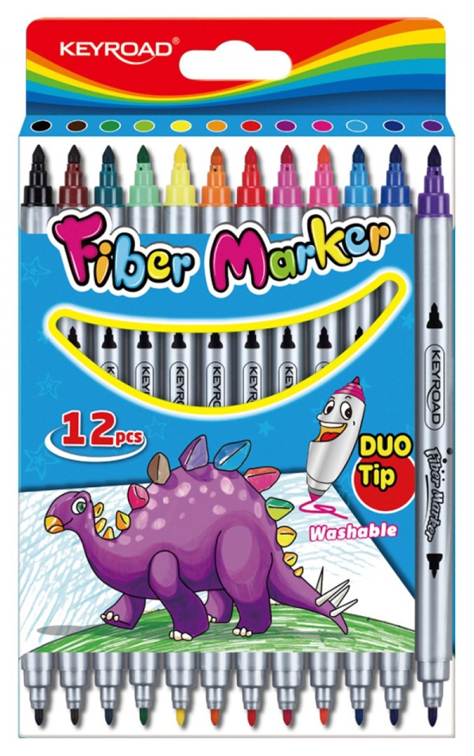 Keyroad Fiber Marker Duo Tip X12