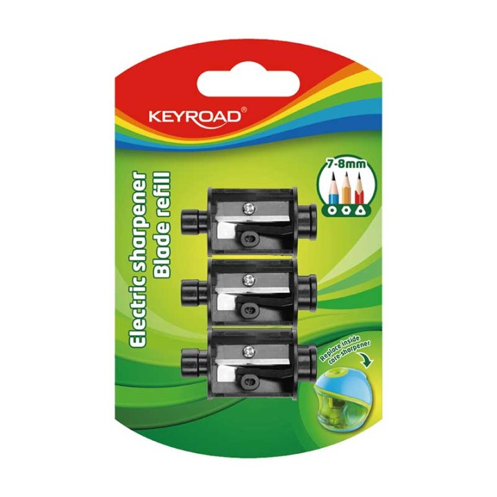 Keyroad Electric Pencil Sharpener Refill Blade 3Pcs
