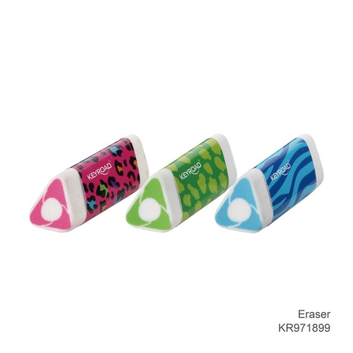 Keyroad Triangular Eraser-Safari Fun