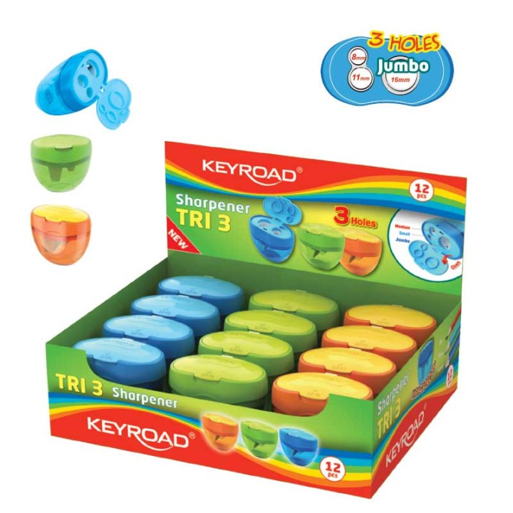 Keyroad Sharpener Tri 3-Hole Cover