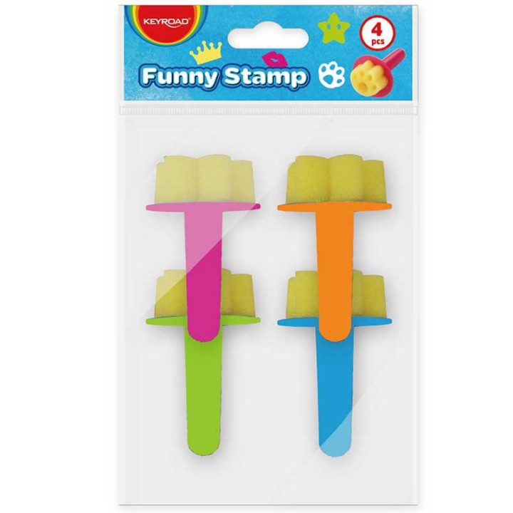 Keyroad Children Foam Funny Stamp St Of 4