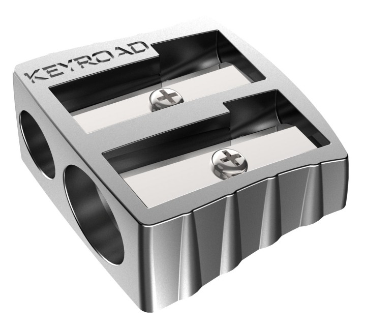 Keyroad Aluminium Metal Sharpener 2-Hole