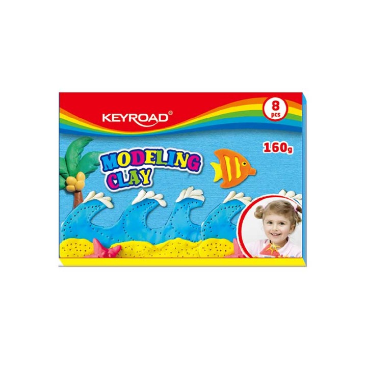 Keyroad Modeling Clay 8 Colors 160G