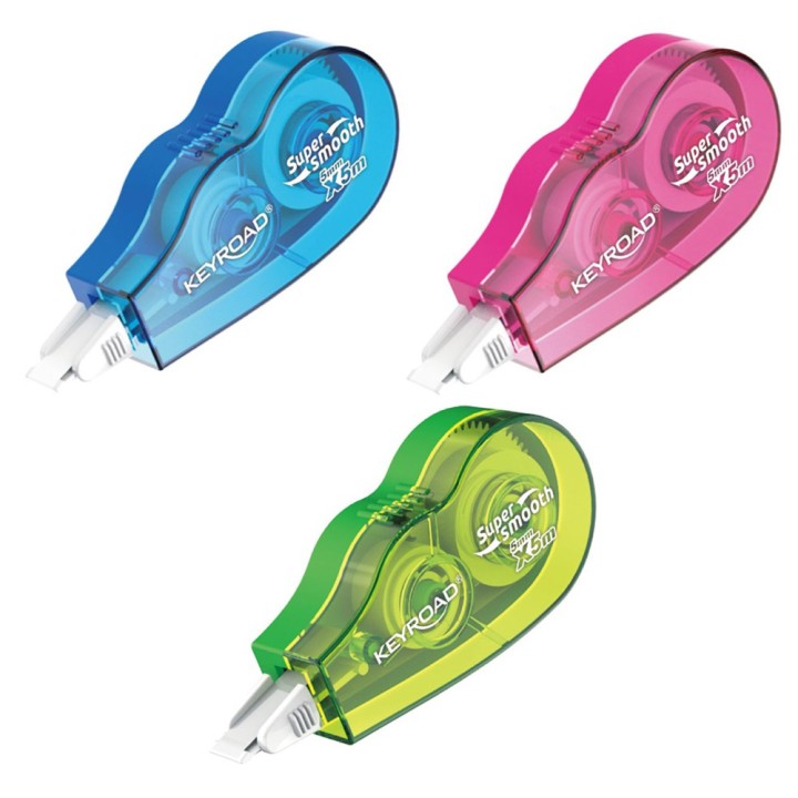 Keyroad Correction Tape Set 2 Mini Pet 5Mmx5M Set Of 2