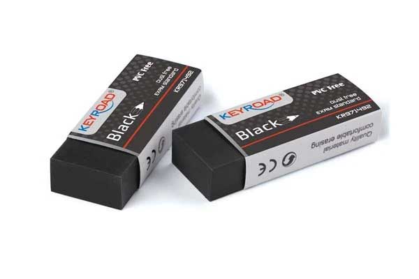 Keyroad Eraser Black 60X22Mm