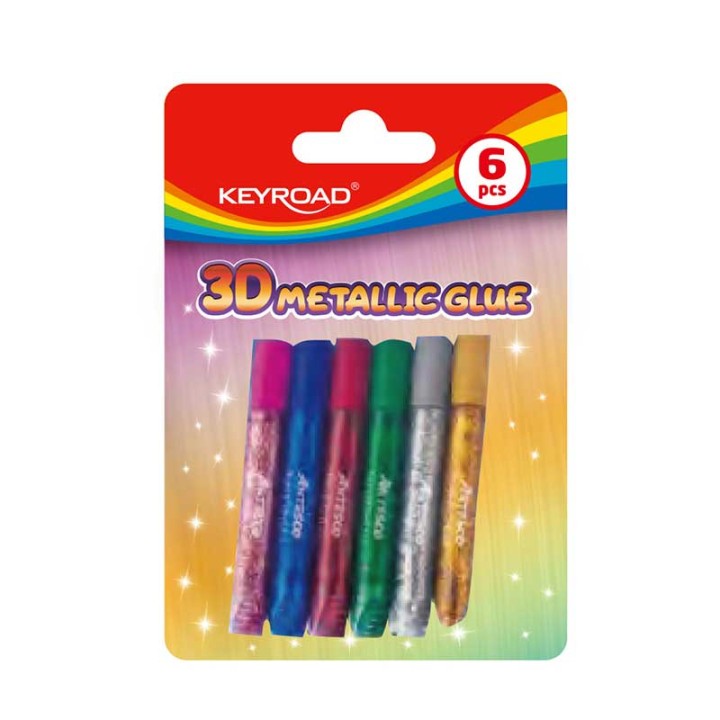 Keyroad Metalic Glue 3D 6Pcs