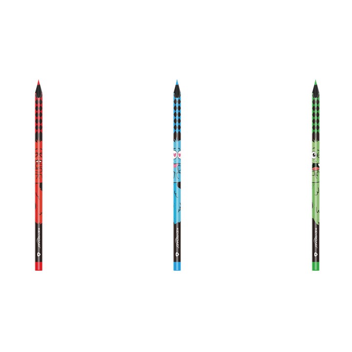 Keyroad Color Pencil With Animal Deco 12Pc Set