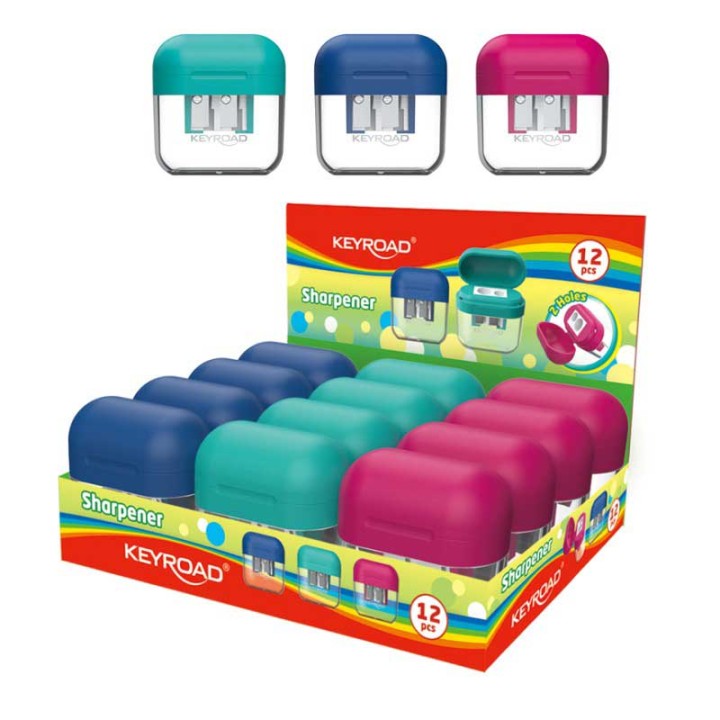 Keyroad 2-Hole Compact Sharpener