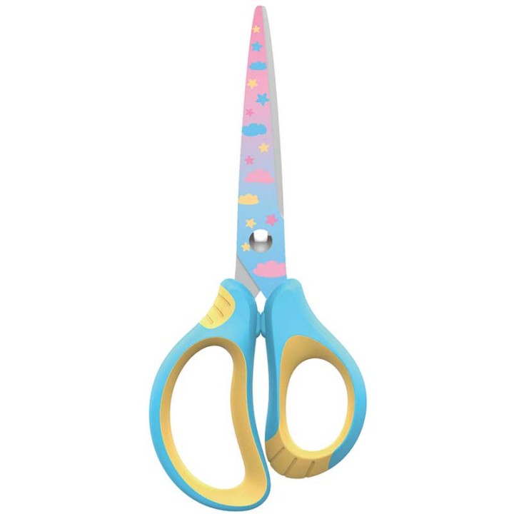 Keyroad Scissors 15.5Cm With Rainbow Pastel Design