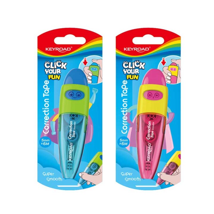 Keyroad Correction Tape Retractable Pet 5Mm X 6M