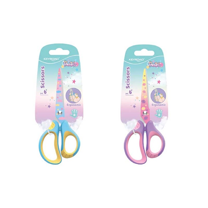 Keyroad Pastel Color 6In Scissors
