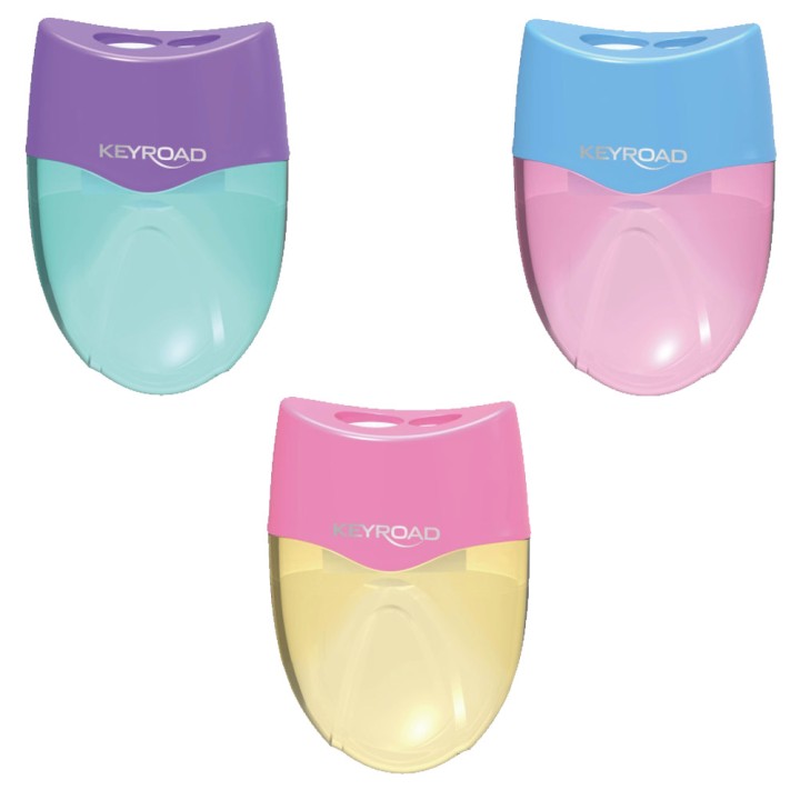 Keyroad Pastel Color 2-Hole Sharpener