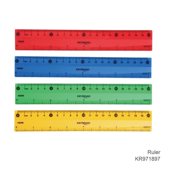 Keyroad Ruler 20Cm-Safari Fun