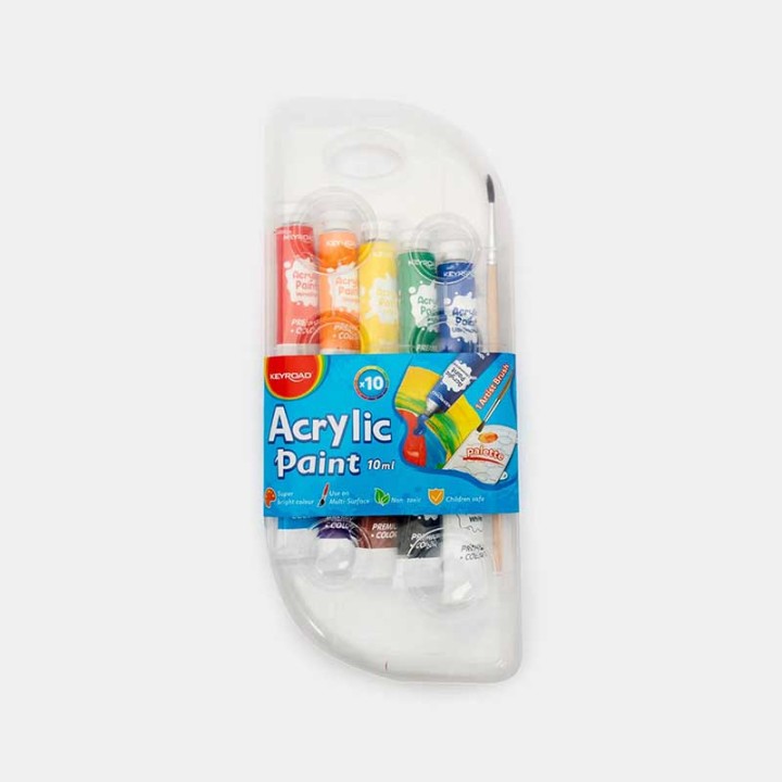 Keyroad Acrylic Paints 10Pc X10Ml