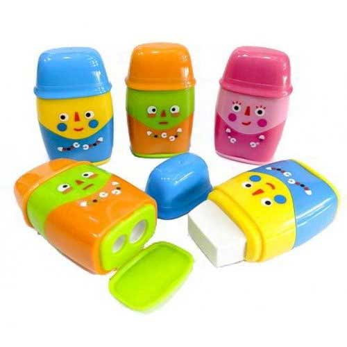 Keyroad 2-Hole Sharpener With Eraser