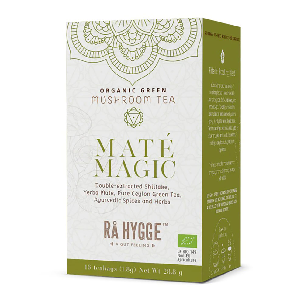 RA Hygge, BIO Maté Magic, Yerba Maté Tea with Shiitake, 16 Bags