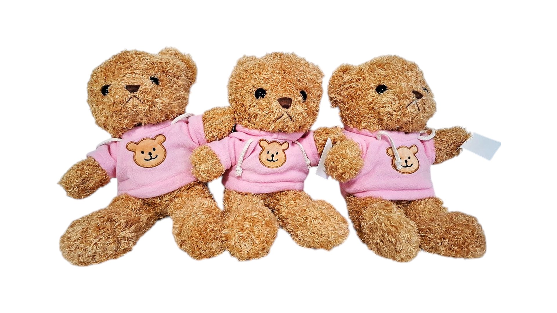 Teddy Bear Brown Pink 30cm