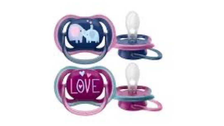Avent Soother Ultra Air 18m+ Girl X2